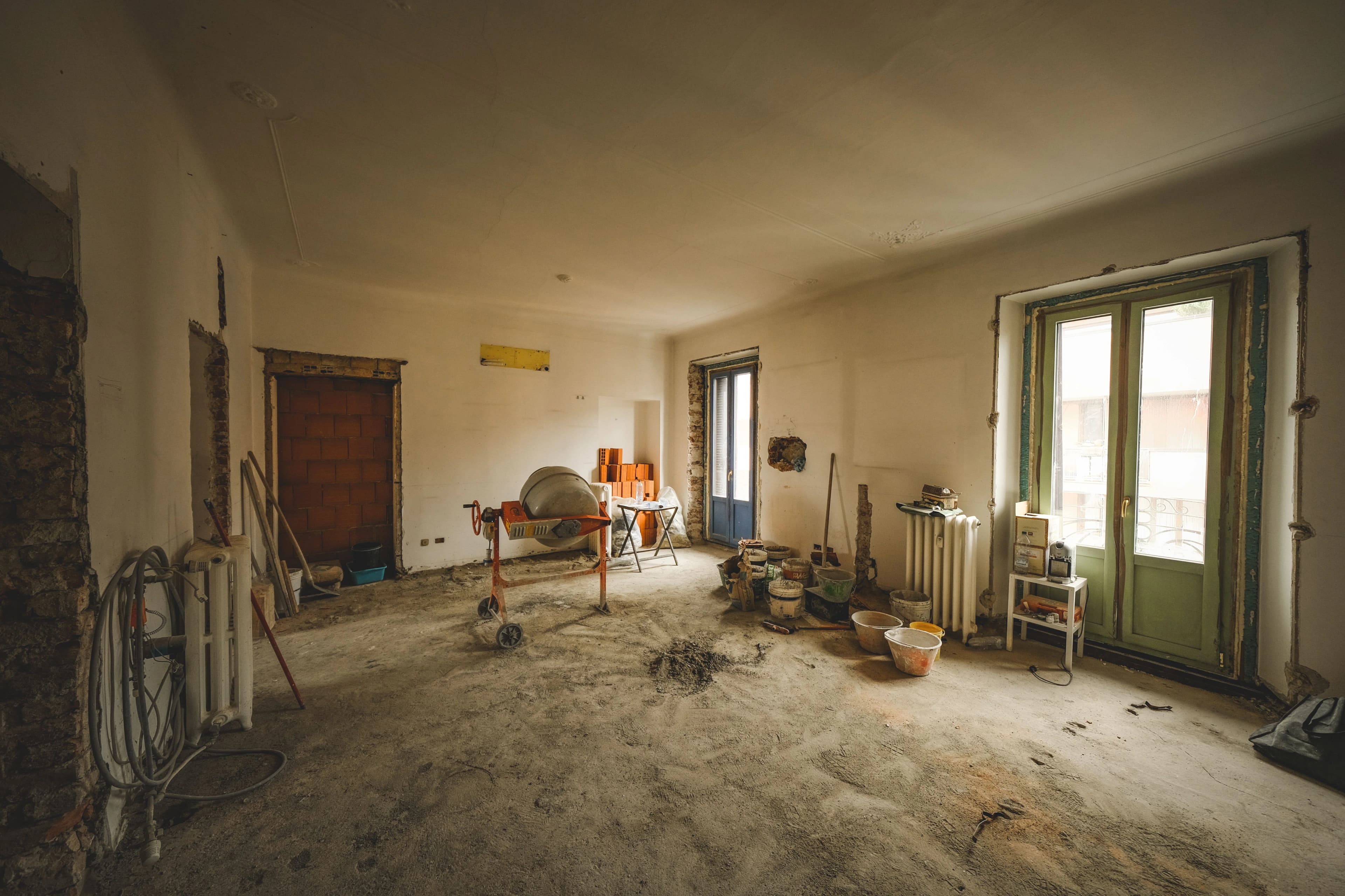 Chantier de rénovation d'appartement à Paris 15e