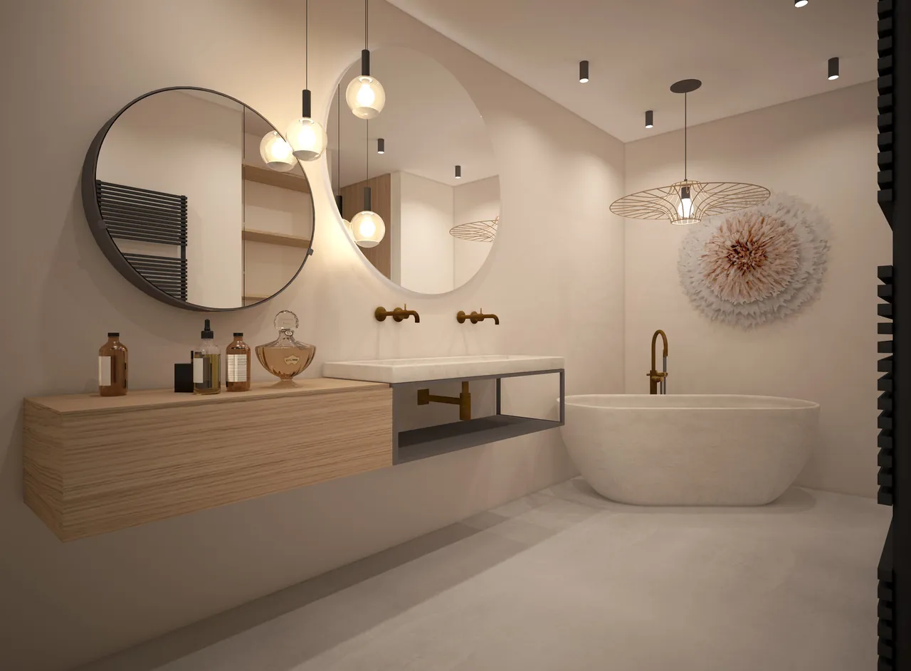 Salle de bain rénovée par Co'Building