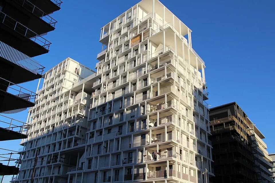 Immeubles récents de la ZAC Clichy-Batignolles, Paris 17e
