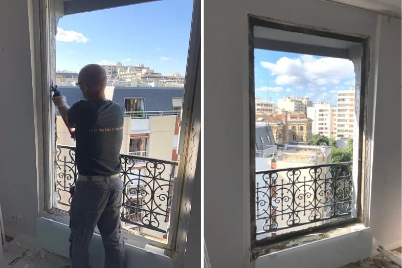 Pose en rénovation et dépose totale d'une menuiserie