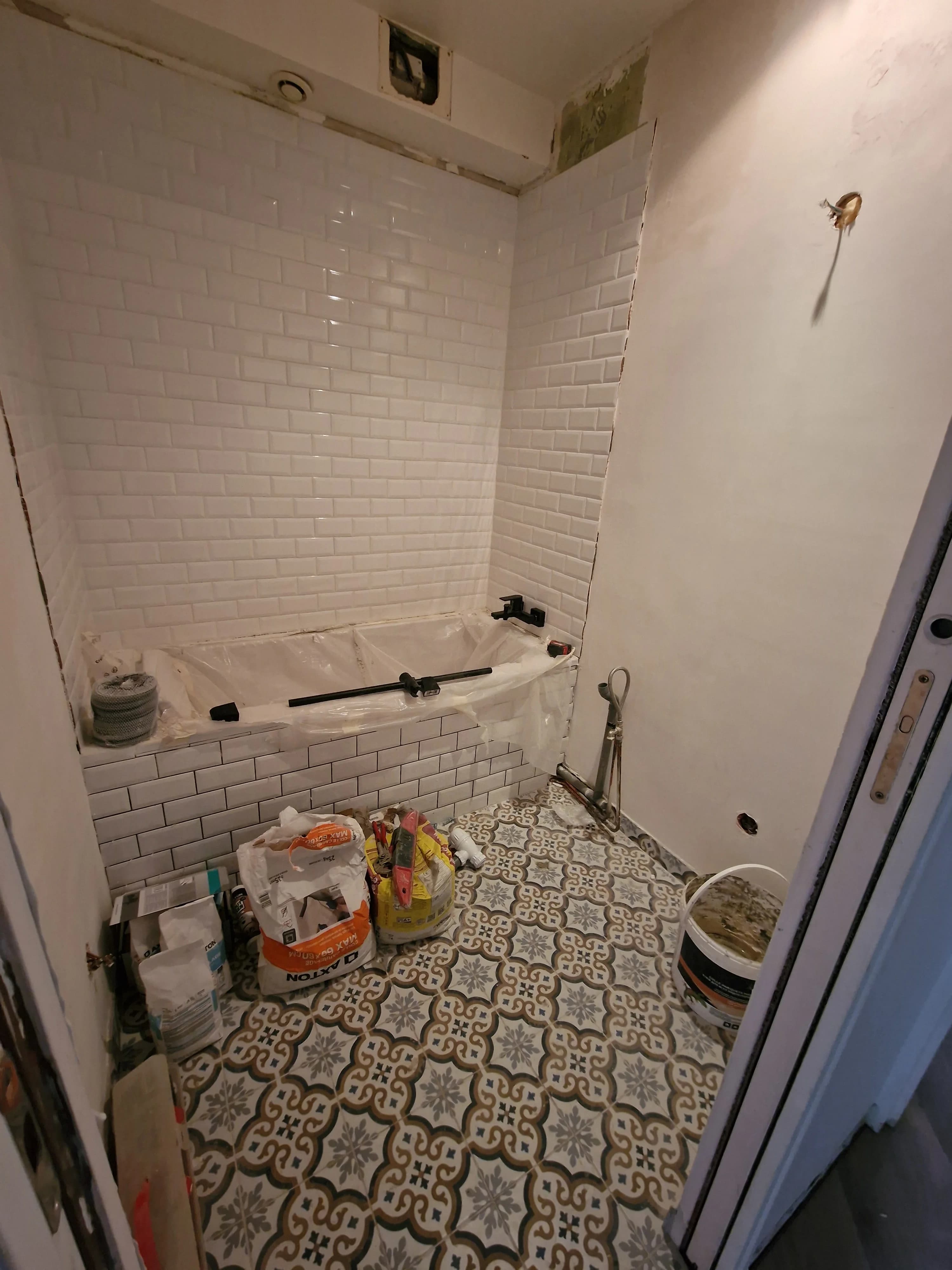 Salle de bain avant rénovation